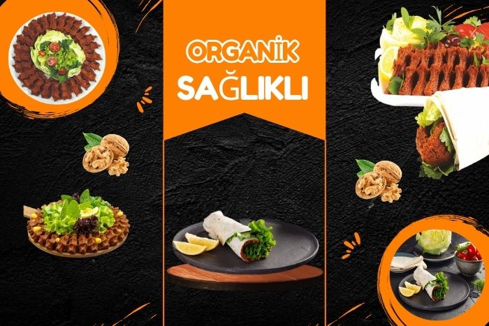 organik ve sağlıklı çiğ köfte