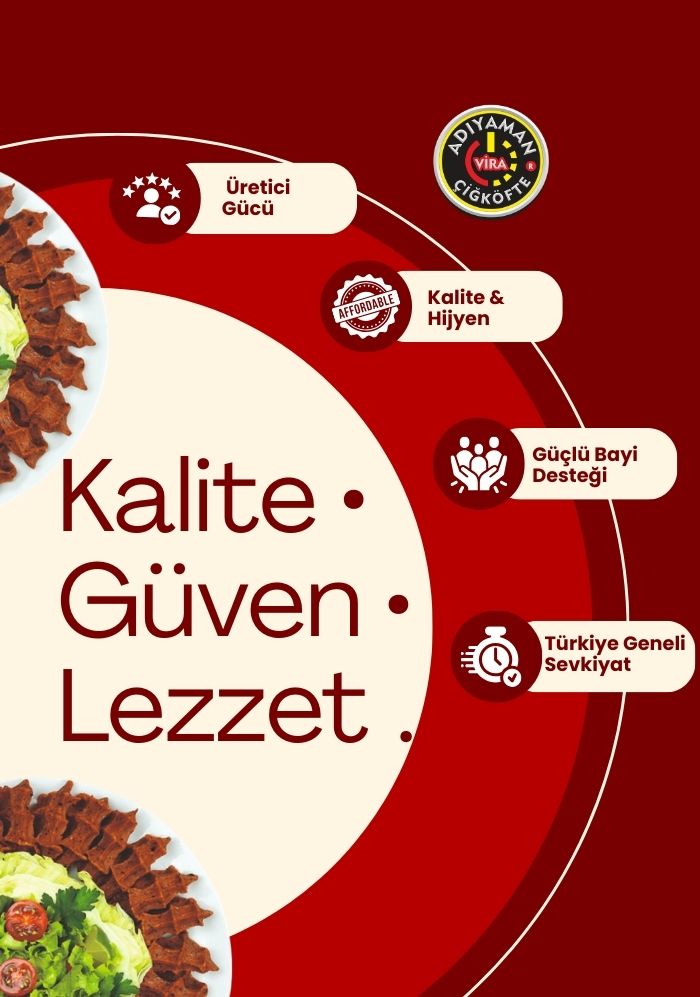 Adıyaman Vira Çiğköfte kalite güven lezzet ve üretici gücü görseli